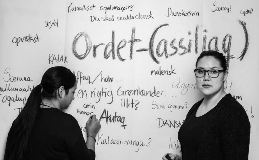 En grønlandsk kunstudstilling om ord